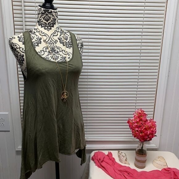 Michael Kors Sleeveless High/Lo Tank Small - Picture 3 of 5
